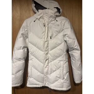 North Face Size Small P White Down Parka